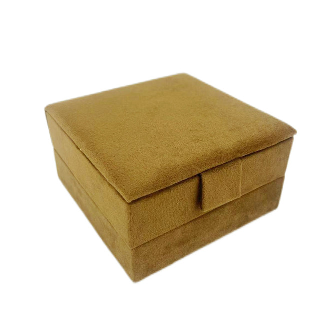шкатулка TODELIA Light 15,5х15,5х9см дерево, ткань