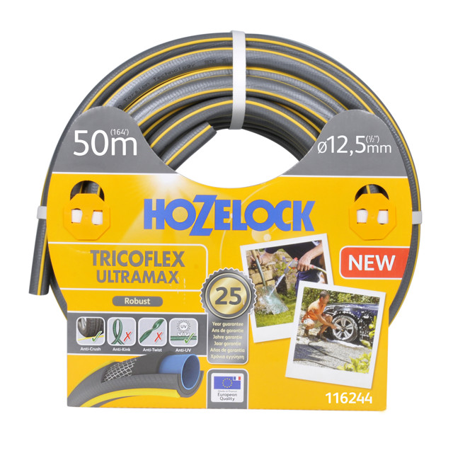 шланг армированный HOZELOCK Tricoflex Ultramax 1/2" 50м 22Бар
