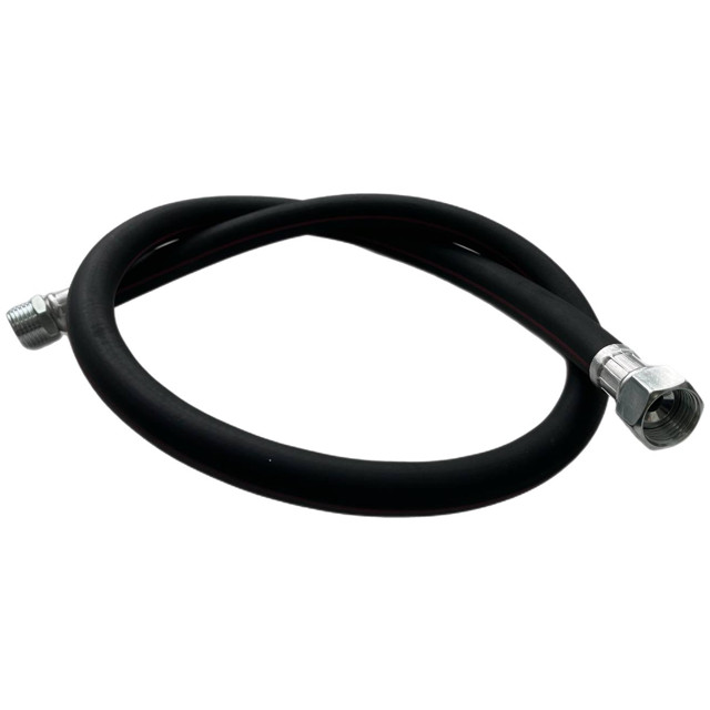 шланг газовый 1/2" в/н 200см диэлектрический резиновый черный