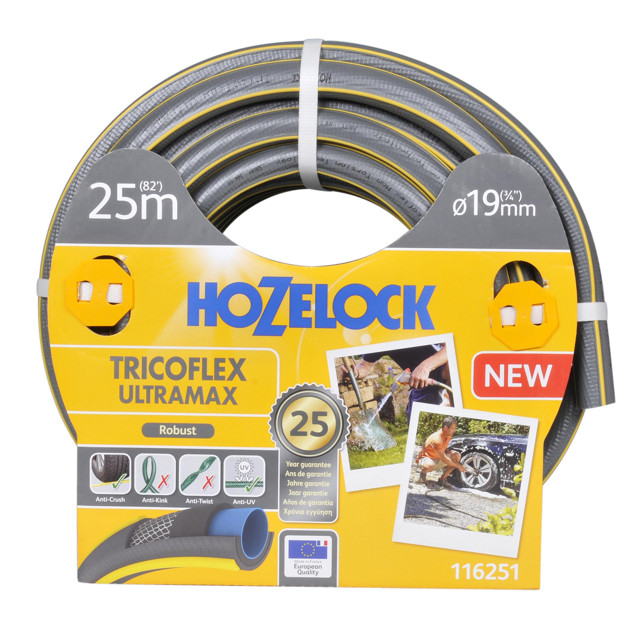 Шланг садовый Hozelock Ultramax 19мм 25м 20бар