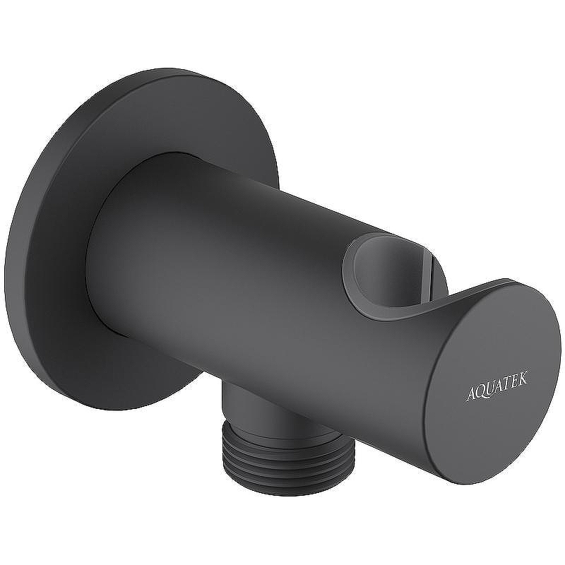 Шланговое подключение Aquatek AQ2464MB Черное матовое