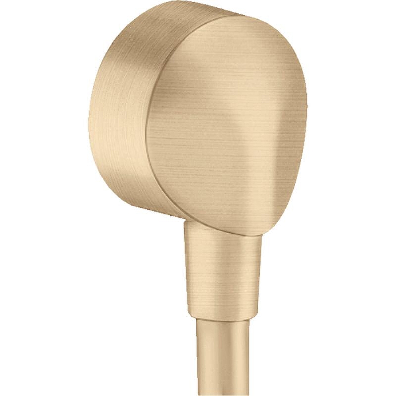 Шланговое подключение Hansgrohe Fixfit 27454140 Шлифованная бронза