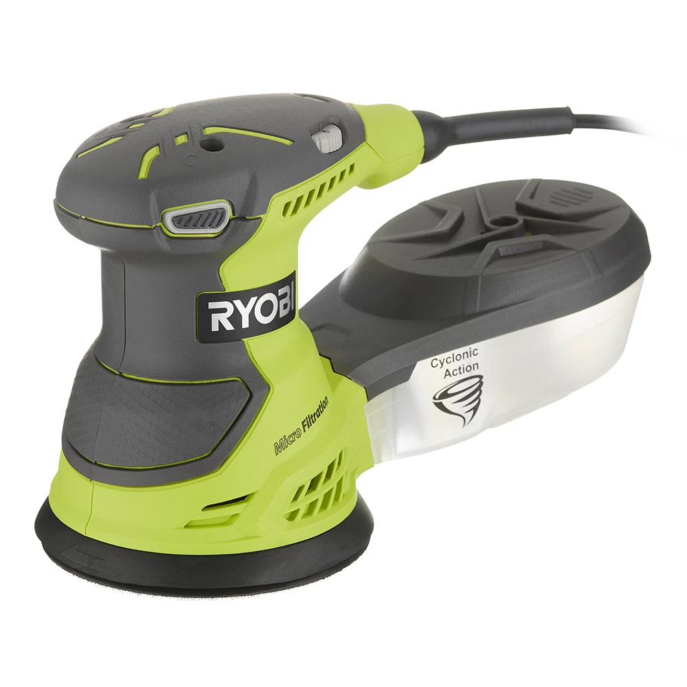 Шлифмашина эксцентриковая электрическая Ryobi ROS300 300 Вт d125 мм (15108404)