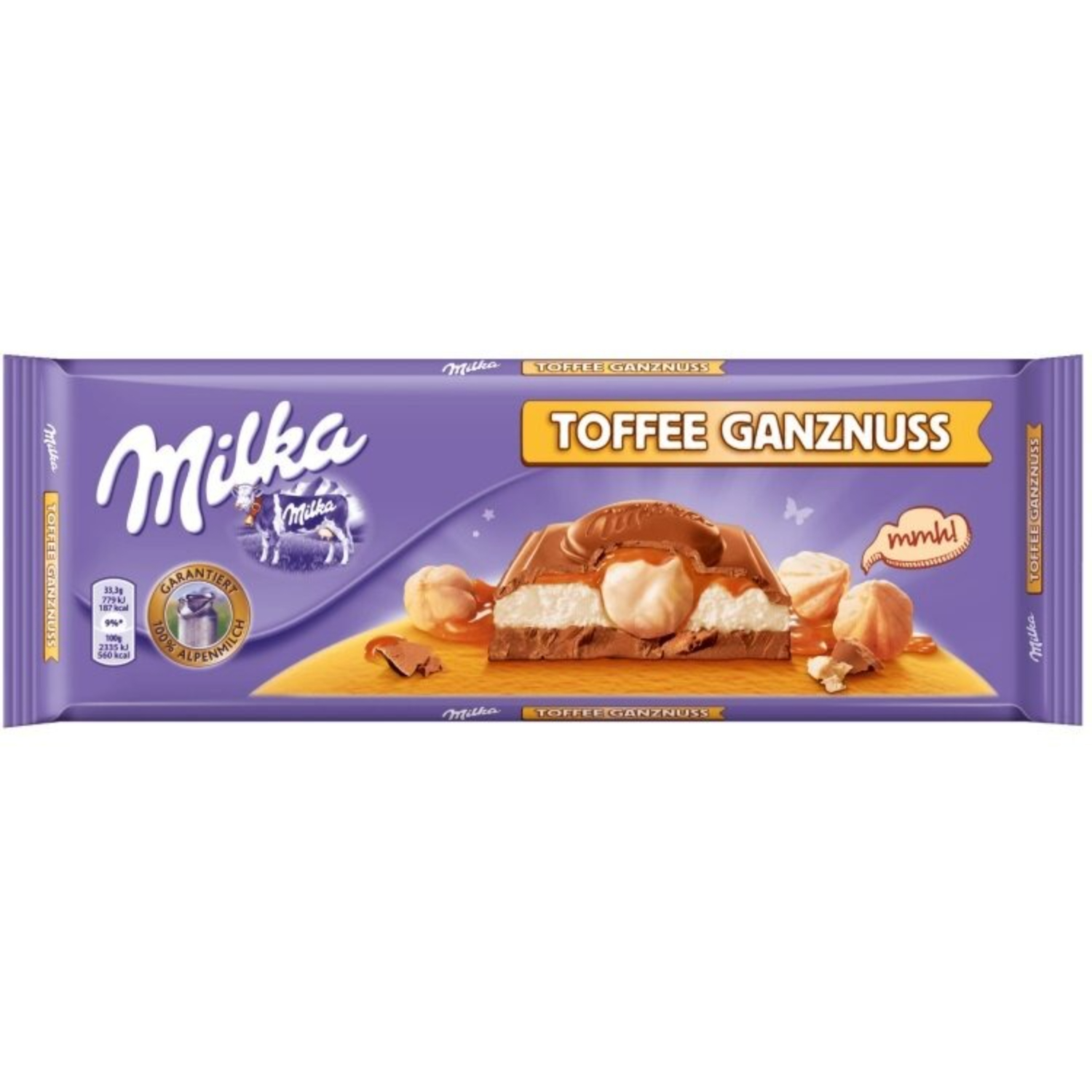 Шоколад Milka Toffee whole nuts chocolate 300 г