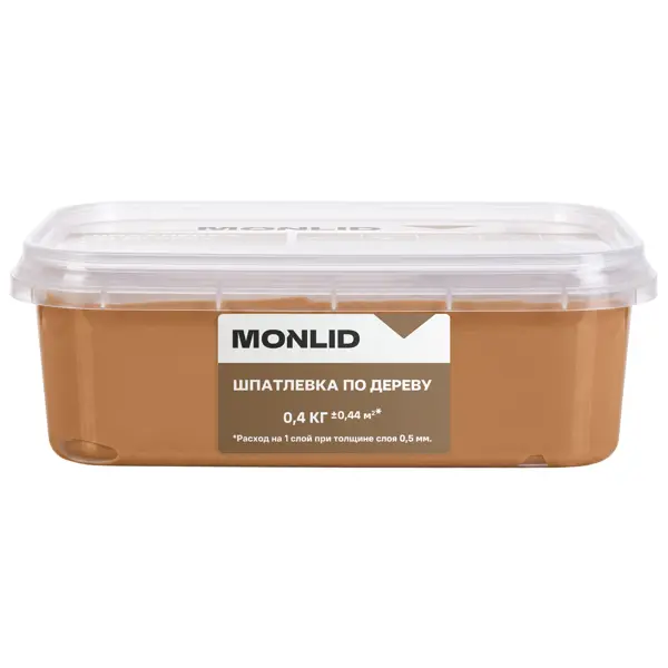 Шпаклевка для дерева MONLID акриловая цвет лиственница 0.4 кг