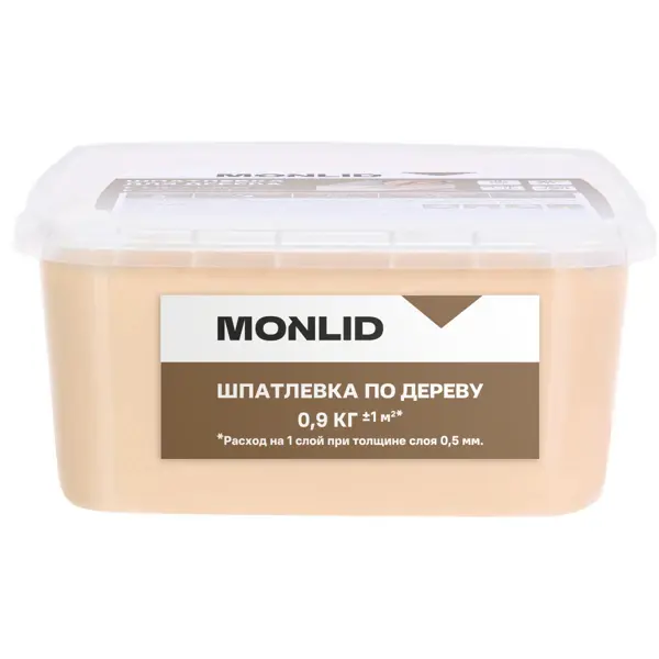 Шпаклевка для дерева MONLID акриловая цвет сосна 0.9 кг