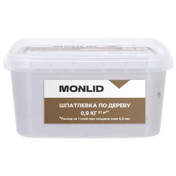 Шпаклевка для дерева MONLID акриловая цвет тач 0.9 кг