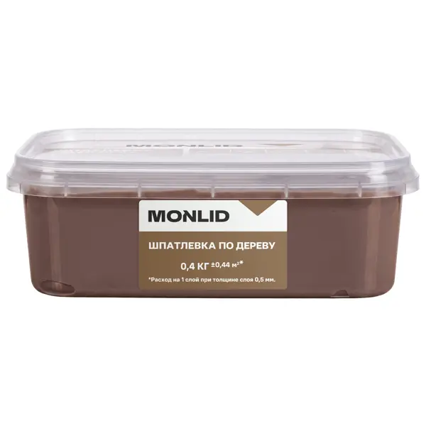 Шпаклевка для дерева MONLID акриловая цвет тик 0.4 кг