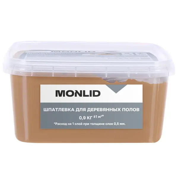 Шпаклевка для деревянных полов MONLID акриловая цвет антик 0.9 кг