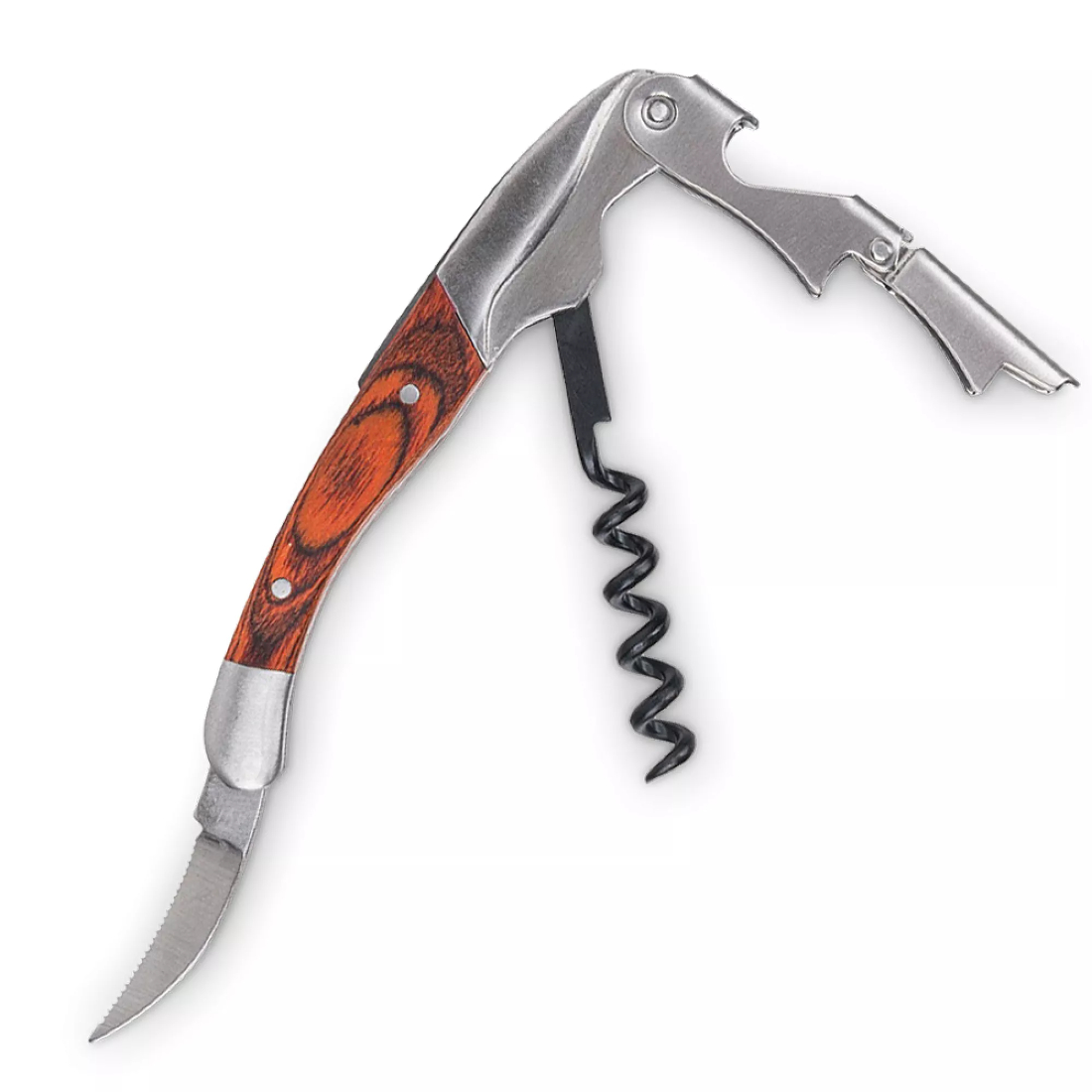 Штопор рычажный 3в1 Homefeel orange hj-lc03