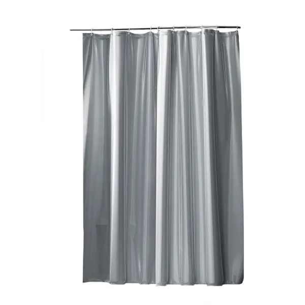 Штора для ванной Bath Plus Super Big 280x200 см полиэстер цвет графит