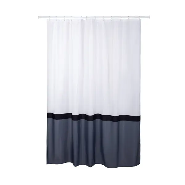 Штора для ванной Iddis Марбл (Marble) LM07P18i11 180x200 см полиэстер цвет серый/белый