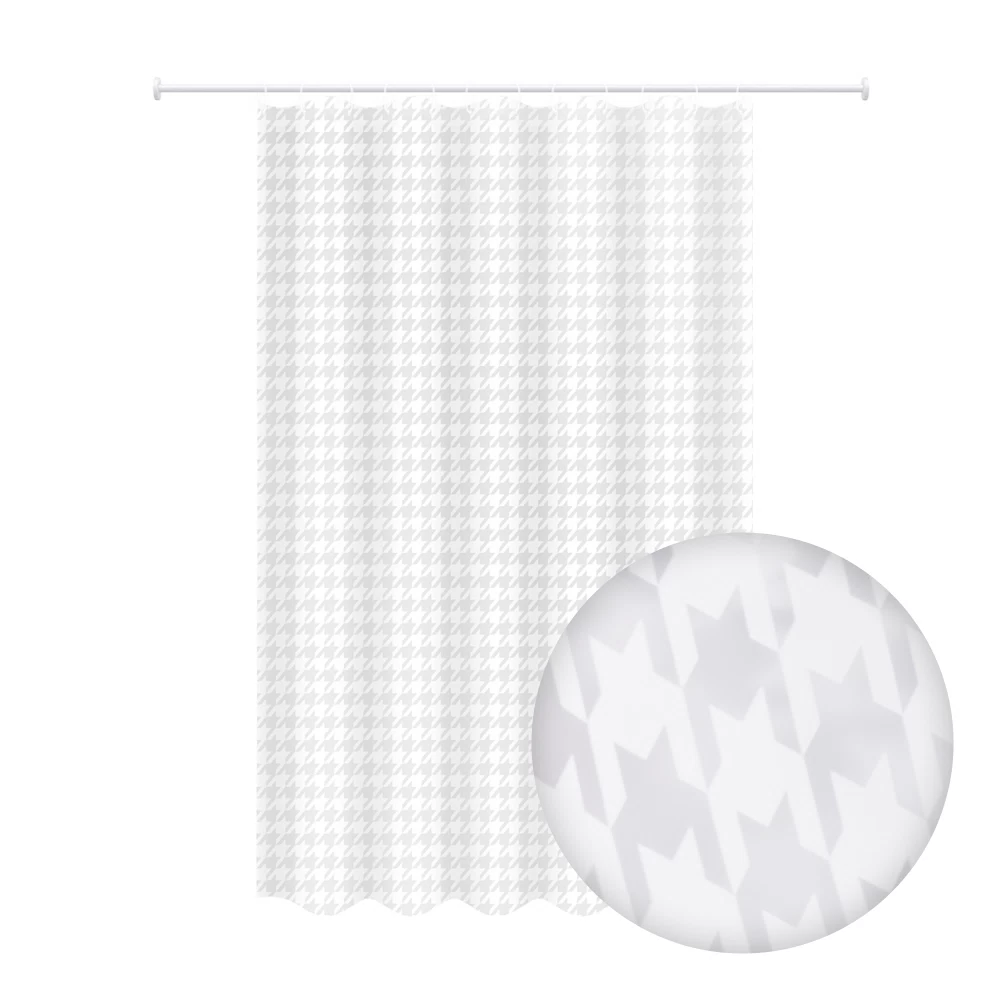 Штора для ванны Master House Уэльс 2000х1800 мм PEVA серая (84175)