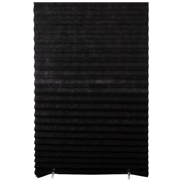 штора-плиссе РЫЖИЙ КОТ Сканди/Scandi 120x180см черная, арт.109168