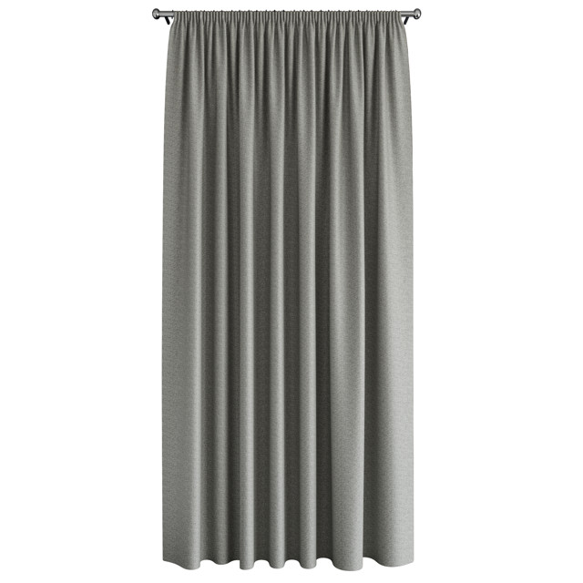 штора портьерная на шт.ленте AMAZONTEXTILE HOME блэкаут 200x280см светло-серая, арт. M Stone v3