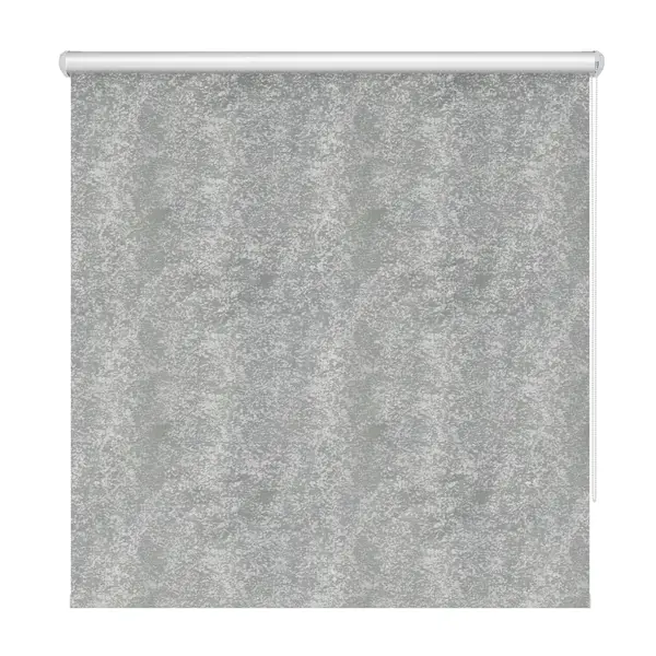 Штора рулонная блэкаут Марбл 70x160 см серая