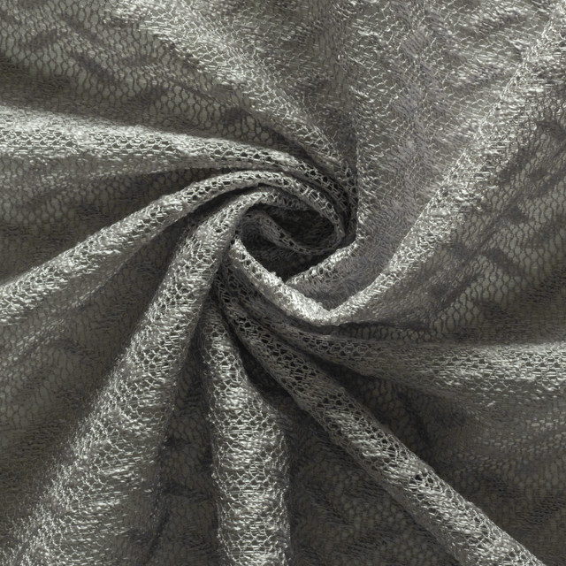 штора тюлевая на шт.ленте AMAZONTEXTILE HOME гипюр абстрат 300x280см серая, арт. M Guip abstr. V3