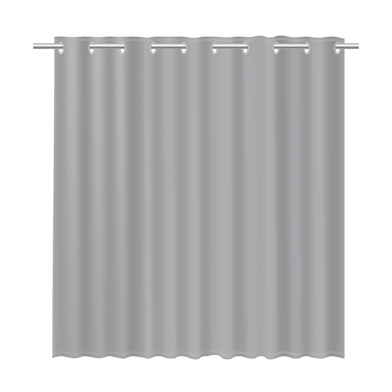 Шторка для ванны Fixsen Linum 180×200 FX-1535K цвет Серый