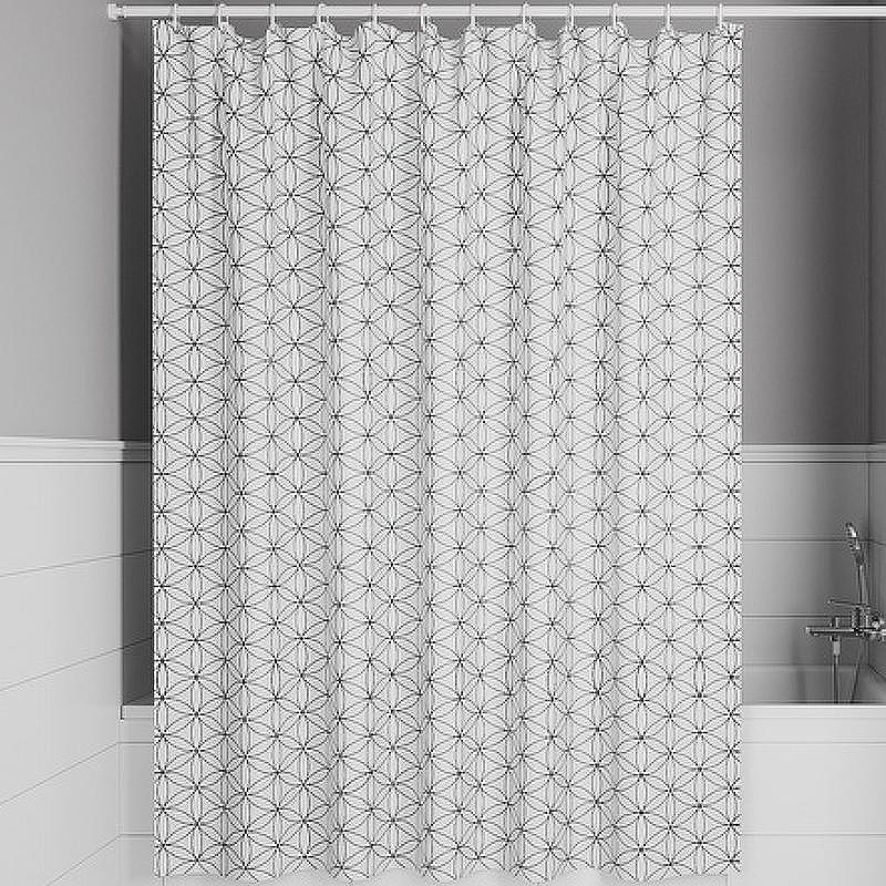Шторка для ванны Iddis Base 180х200 BB04P18i11 Белая