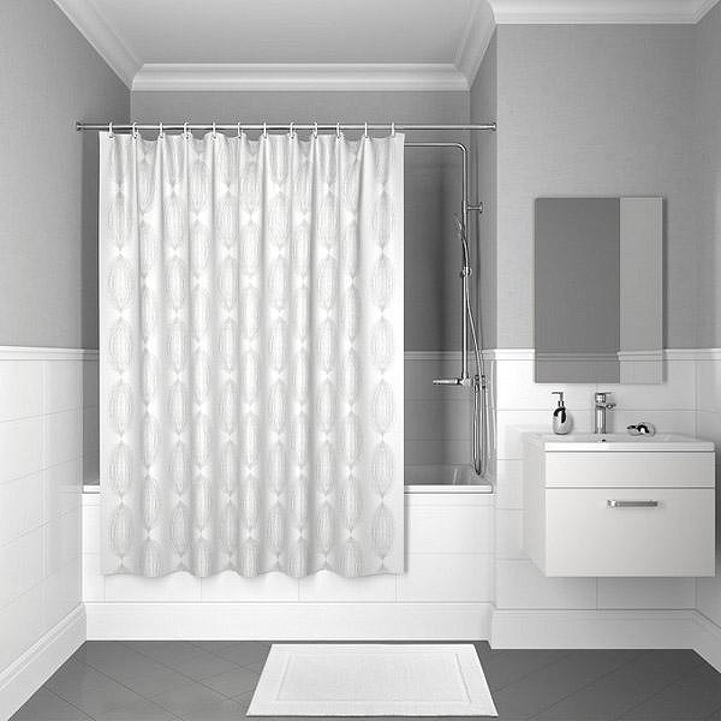 Шторка для ванны Iddis Decor 200x180 D15P218i11 Белая