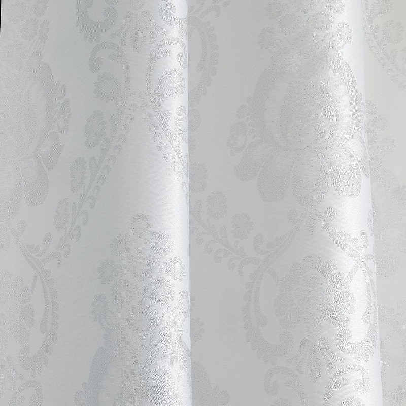 Шторка для ванны Migliore 180x200 26640 узор Барокко, цвет Серебро