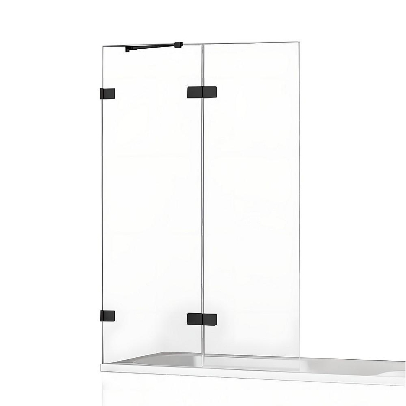 Шторка для ванны New Trendy AVEXA BLACK 110x150 EXK-1984 L (черный)
