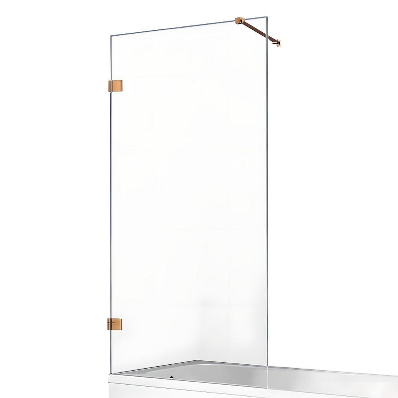 Шторка для ванны New Trendy AVEXA COPPER BRUSHED 60x150 EXK-3803-WP (брашированная медь)