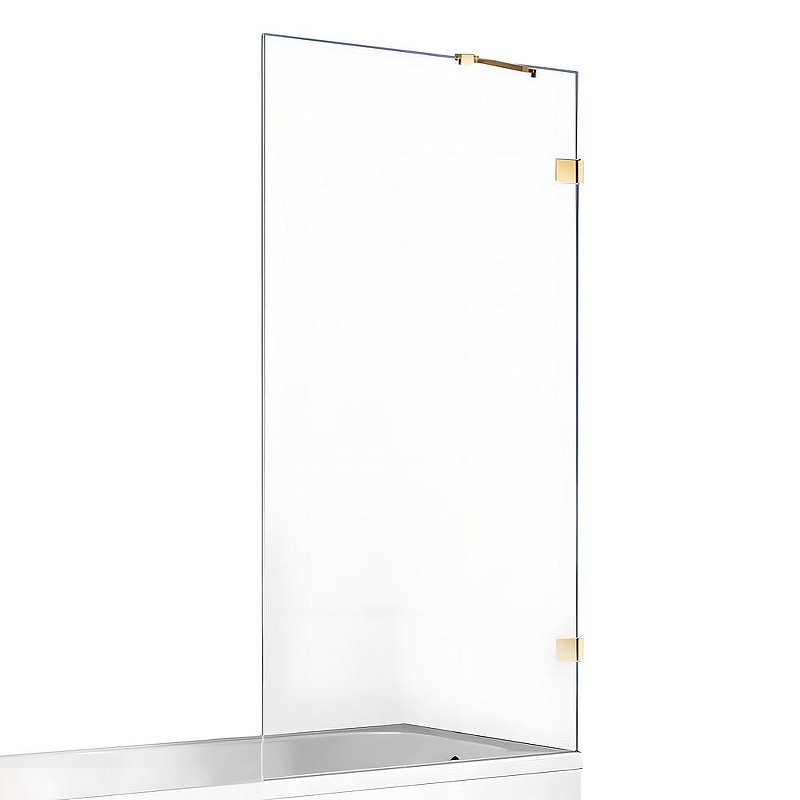 Шторка для ванны New Trendy AVEXA GOLD SHINE 80x150 EXK-2173 (золото)