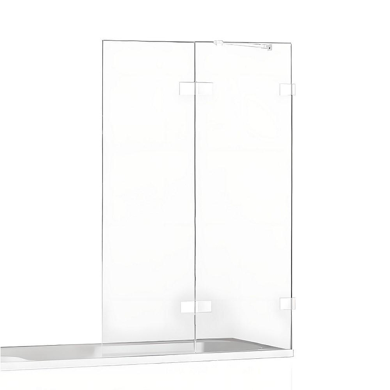 Шторка для ванны New Trendy AVEXA WHITE 140x150 EXK-2981 R (белый)