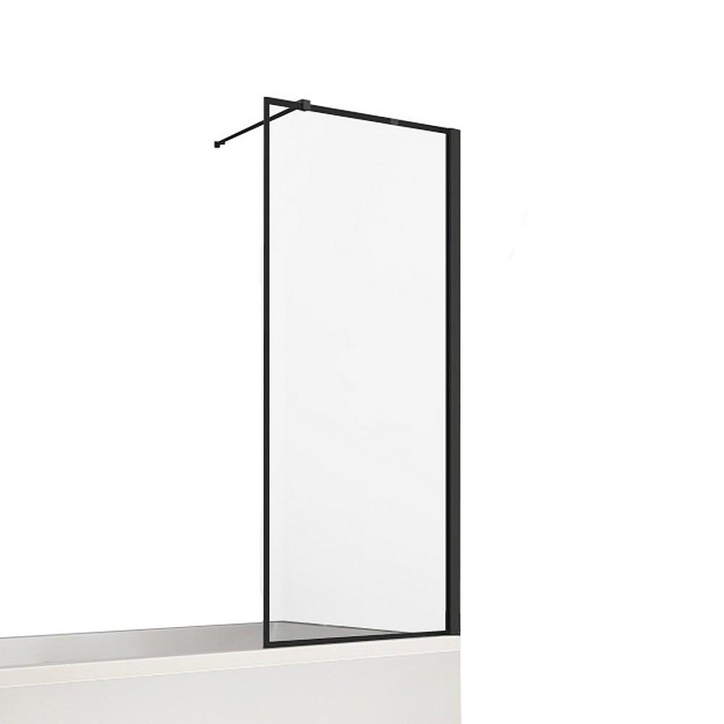 Шторка для ванны New Trendy NEW SOLEO BLACK 100x140 P-0097-WP (черный)
