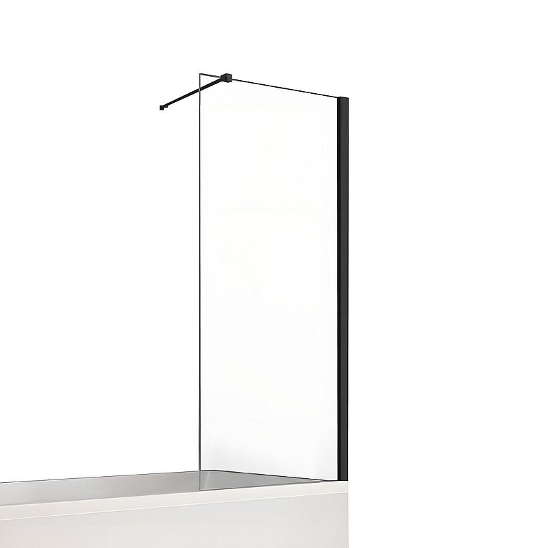 Шторка для ванны New Trendy NEW SOLEO BLACK 50x140 P-0077-WP (черный)