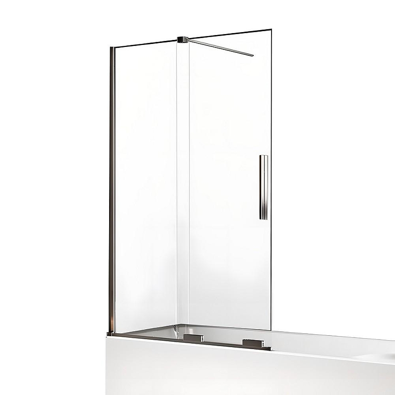 Шторка для ванны New Trendy SMART 120x150 EXK-4098 (хром)