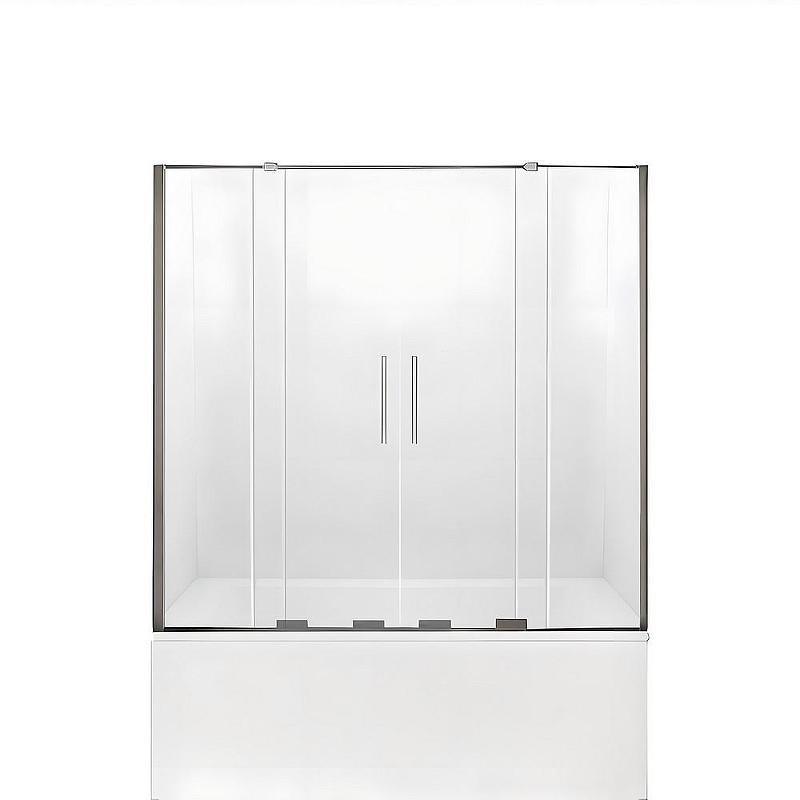 Шторка для ванны New Trendy SMART 130x150 EXK-4103 (хром)