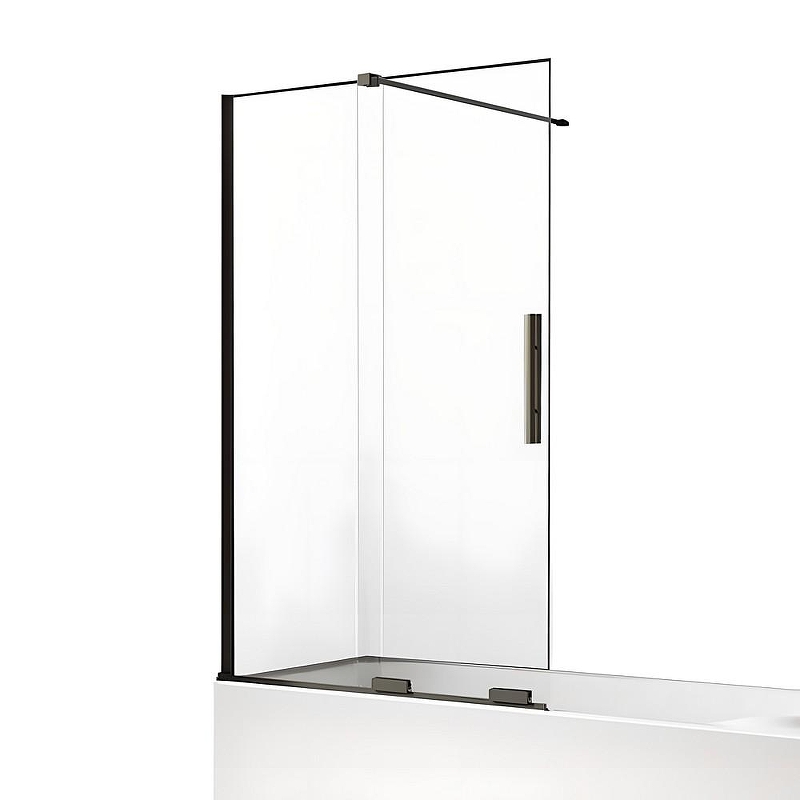 Шторка для ванны New Trendy SMART BLACK 120x150 EXK-4202 (черный)