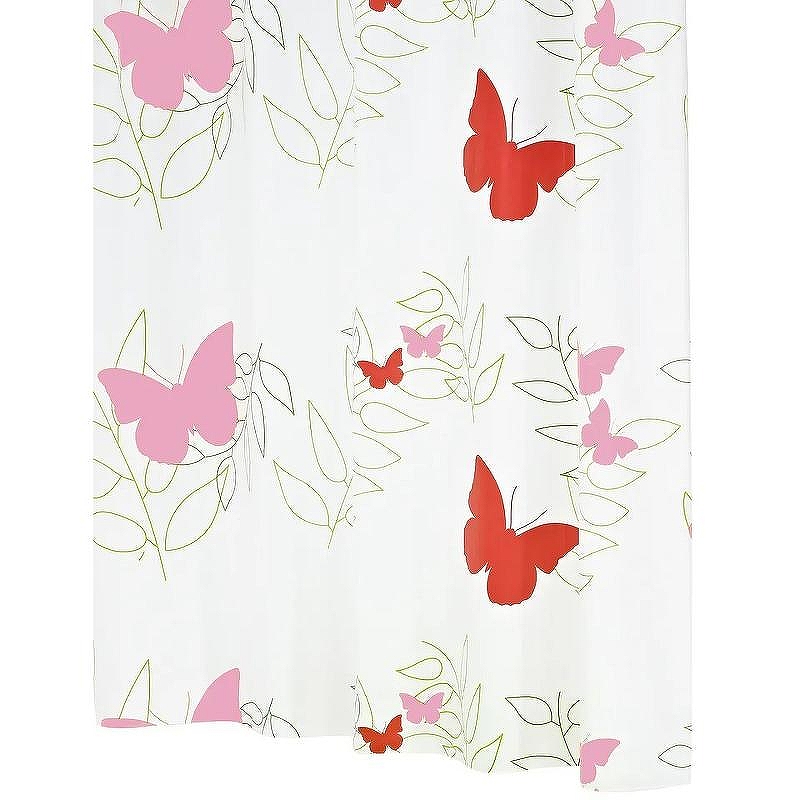 Шторка для ванны Ridder Butterflies 180х200 32606 Красная