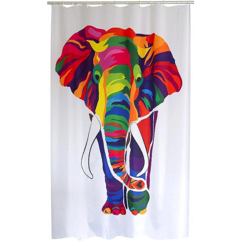 Шторка для ванны Ridder Elephant 180х200 4108300 цветная