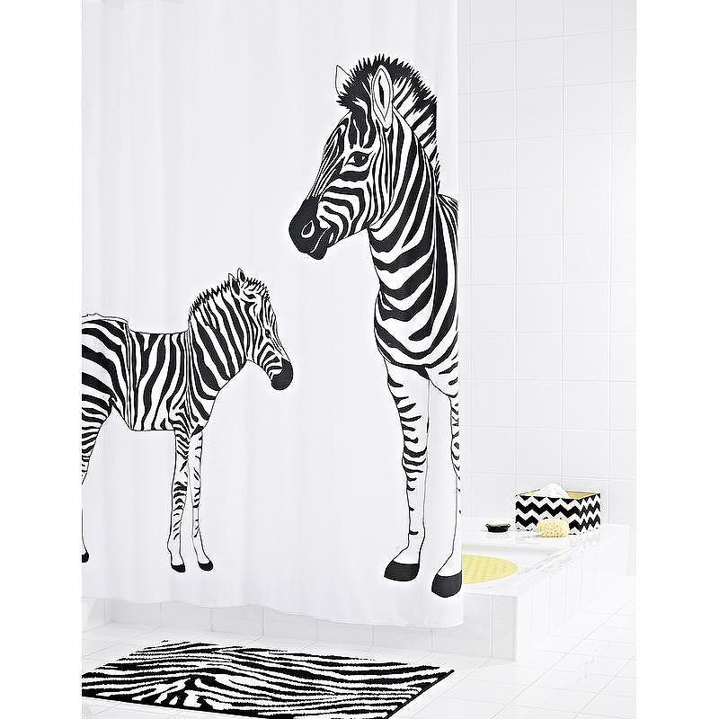 Шторка для ванны Ridder Zebra 200х180 Белая