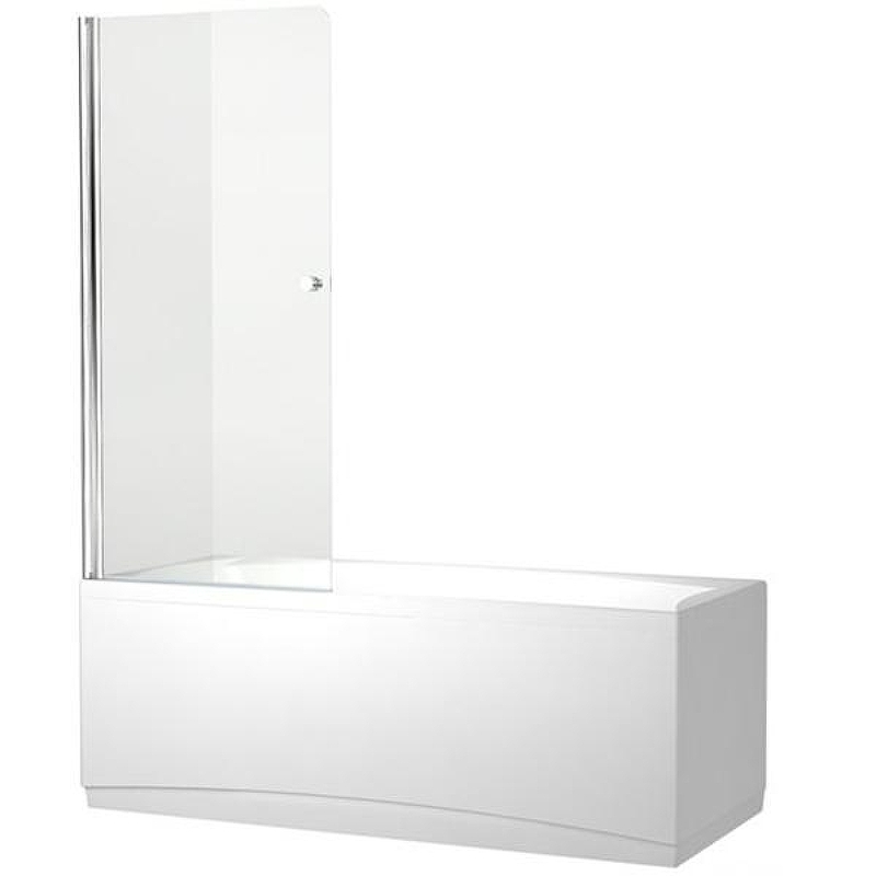 Шторка на ванну Aquanet Alfa NF6211 75 196050 профиль Хром стекло прозрачное