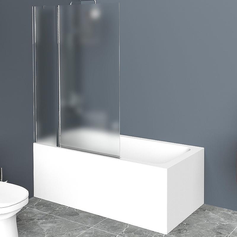 Шторка на ванну BelBagno UNO-V-11-120/150-P-Cr профиль Хром стекло рифленое