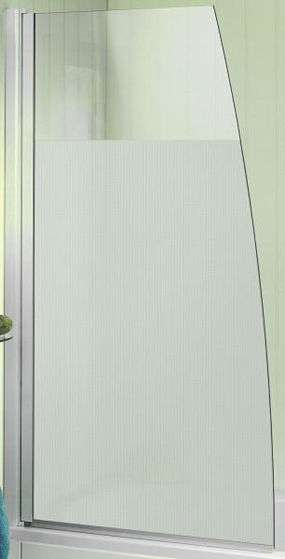 Шторка на ванну Jacob Delafon Serenity 80х145 E4933-GA профиль Хром стекло матовое