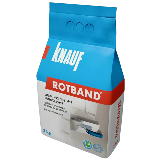 штукатурка гипсовая для внутр.работ KNAUF Ротбанд универс. 5кг