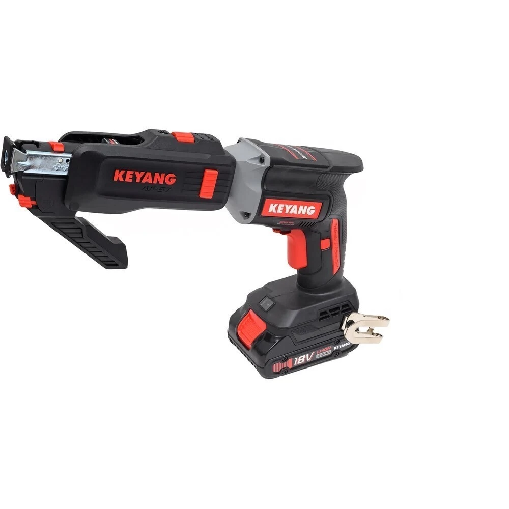 Шуруповерт ленточный аккумуляторный бесщеточный Keyang SD20BL 18 В 2 Ач Li-Ion 2 АКБ и ЗУ