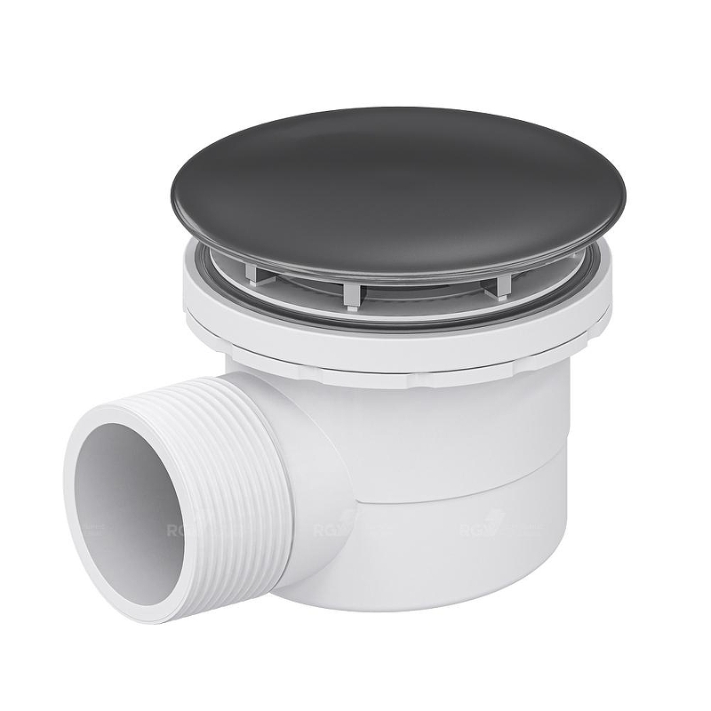 Сифон для душевого поддона RGW Velplex QYD-06 18241106-02 Графит