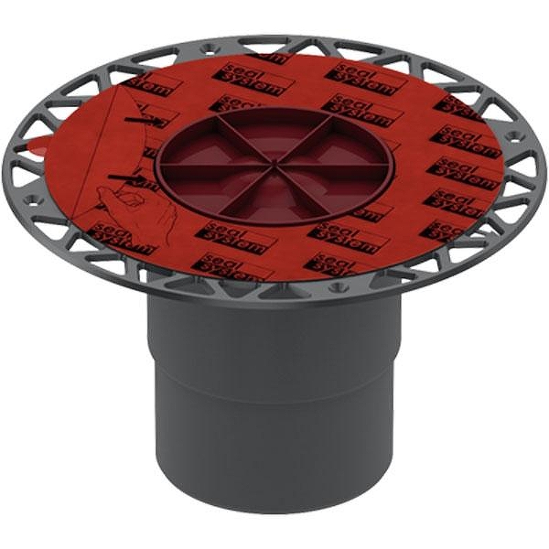 Сифон для душевого трапа Tece Drainpoint S DN100 3607600 вертикальный без декоративной решетки