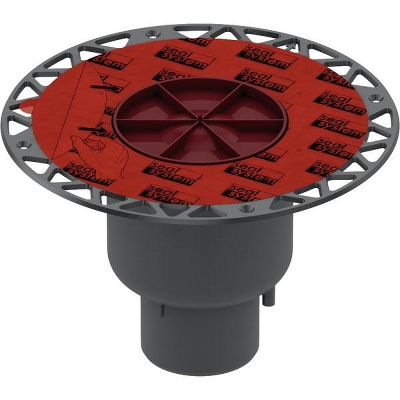 Сифон для душевого трапа Tece Drainpoint S DN70 3603600 вертикальный без декоративной решетки