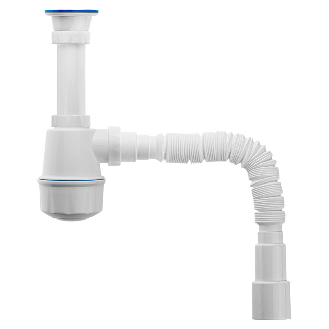 сифон для мойки MasterProf 1.1/2"х40 с гибкой трубой 40х32/40/50
