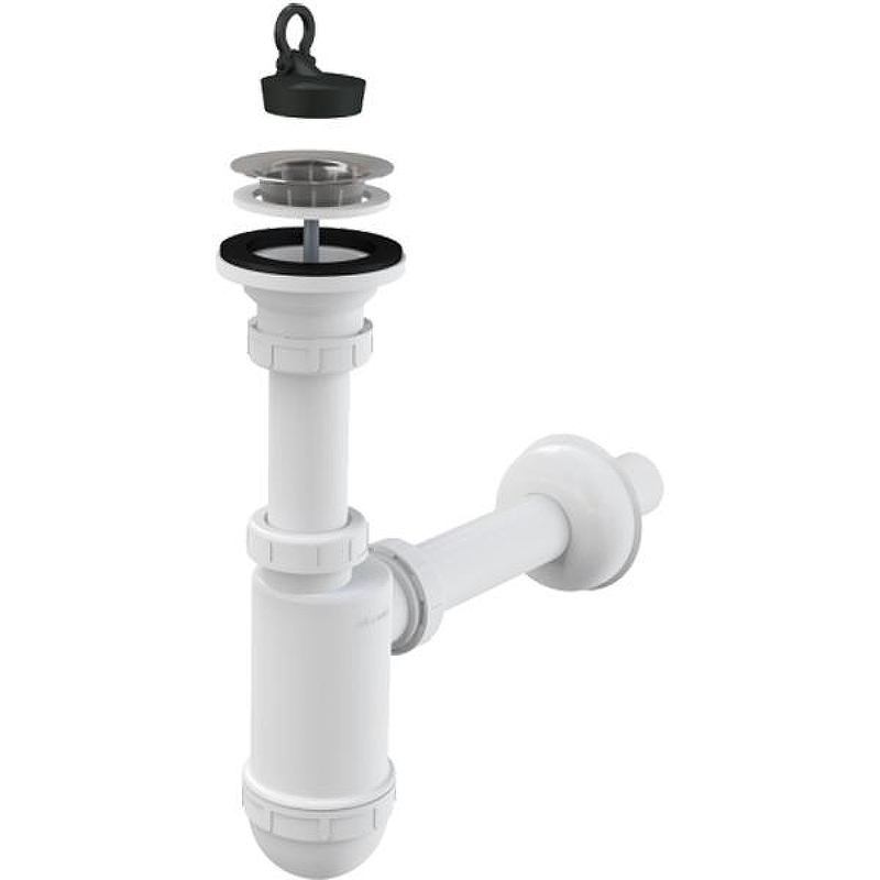 Сифон для раковины Alcaplast A411 Белый