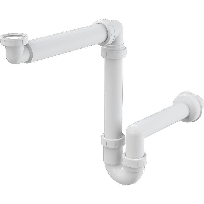 Сифон для раковины Alcaplast AG210521154 (A434) Белая