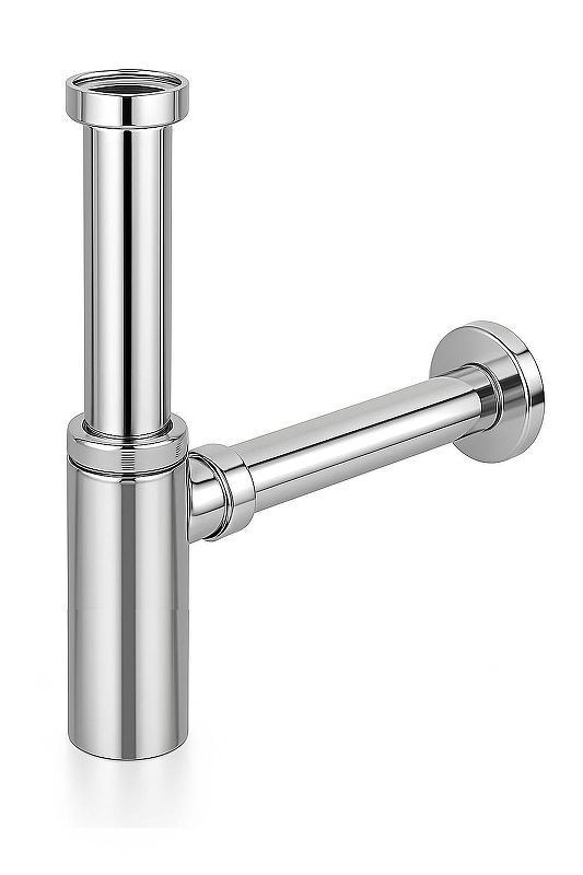 Сифон для раковины Aquanet 372025 цвет Хром