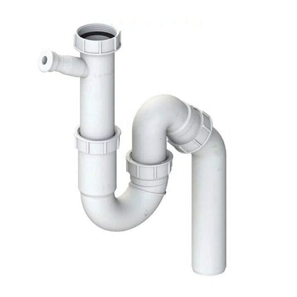 Сифон для раковины и мойки Lb-Plast 1 1/2х40/50 мм без выпуска с соединением 40 мм (211-AL-ST-LB)